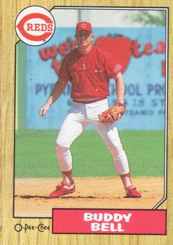 #104 Buddy Bell - Cincinnati Reds - 1987 O-Pee-Chee Baseball