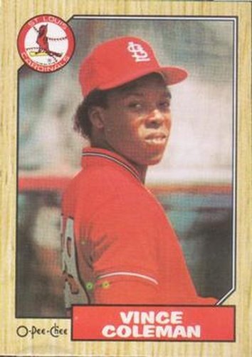 #119 Vince Coleman - St. Louis Cardinals - 1987 O-Pee-Chee Baseball