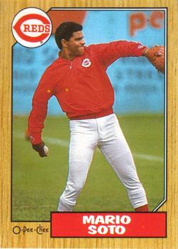 #11 Mario Soto - Cincinnati Reds - 1987 O-Pee-Chee Baseball