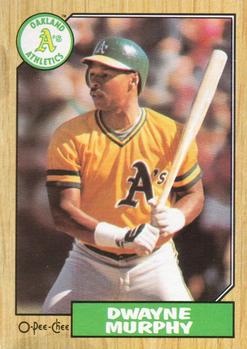 #121 Dwayne Murphy - Oakland Athletics - 1987 O-Pee-Chee Baseball