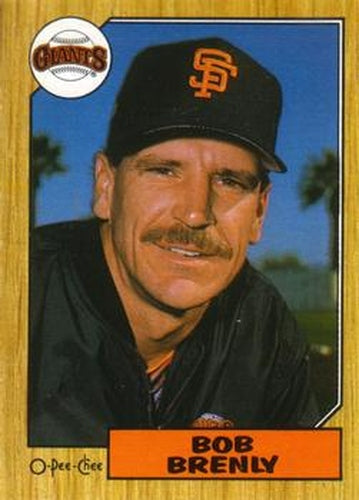 #125 Bob Brenly - San Francisco Giants - 1987 O-Pee-Chee Baseball