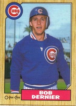 #138 Bob Dernier - Chicago Cubs - 1987 O-Pee-Chee Baseball