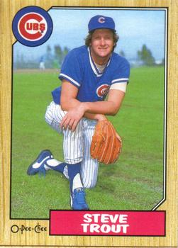 #147 Steve Trout - Chicago Cubs - 1987 O-Pee-Chee Baseball