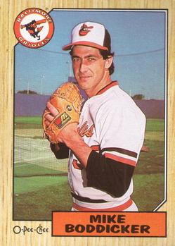 #149 Mike Boddicker - Baltimore Orioles - 1987 O-Pee-Chee Baseball