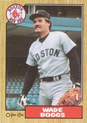 #150 Wade Boggs - Boston Red Sox - 1987 O-Pee-Chee Baseball