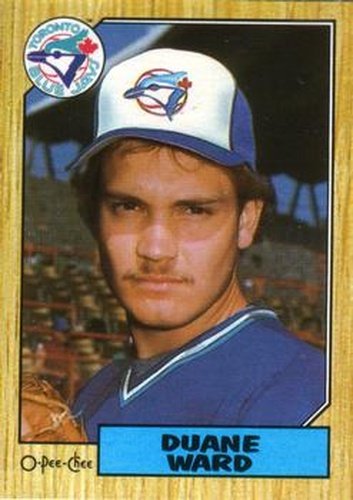 #153 Duane Ward - Toronto Blue Jays - 1987 O-Pee-Chee Baseball