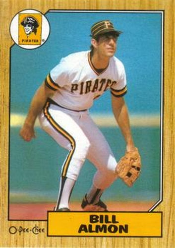 #159 Bill Almon - Pittsburgh Pirates - 1987 O-Pee-Chee Baseball