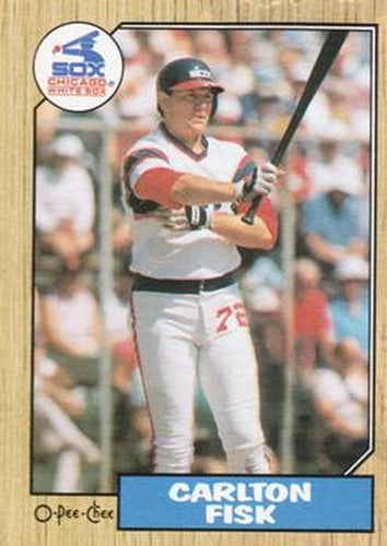 #164 Carlton Fisk - Chicago White Sox - 1987 O-Pee-Chee Baseball