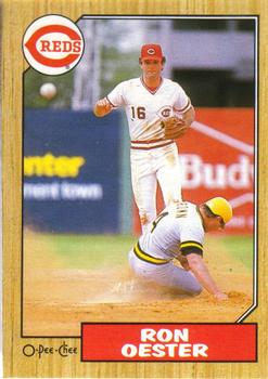 #172 Ron Oester - Cincinnati Reds - 1987 O-Pee-Chee Baseball