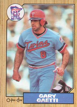 #179 Gary Gaetti - Minnesota Twins - 1987 O-Pee-Chee Baseball