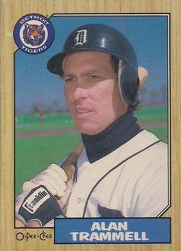 #209 Alan Trammell - Detroit Tigers - 1987 O-Pee-Chee Baseball