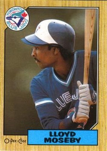 #210 Lloyd Moseby - Toronto Blue Jays - 1987 O-Pee-Chee Baseball