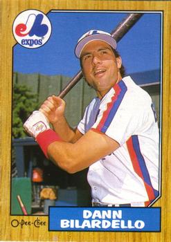 #217 Dann Bilardello - Montreal Expos - 1987 O-Pee-Chee Baseball