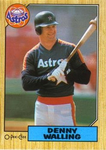 #222 Denny Walling - Houston Astros - 1987 O-Pee-Chee Baseball