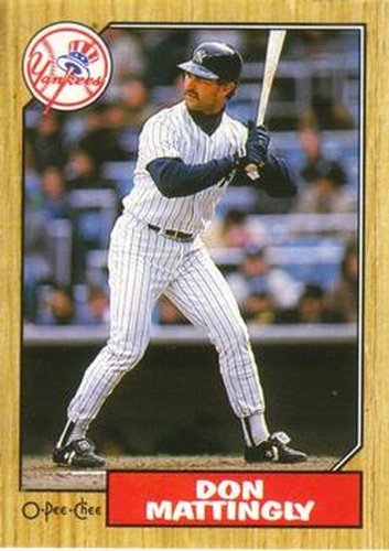 #229 Don Mattingly - New York Yankees - 1987 O-Pee-Chee Baseball