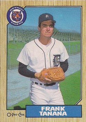 #231 Frank Tanana - Detroit Tigers - 1987 O-Pee-Chee Baseball