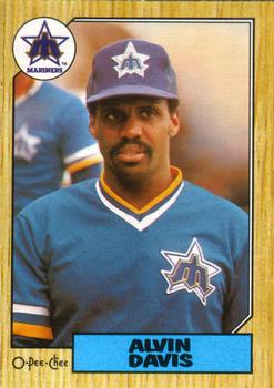 #235 Alvin Davis - Seattle Mariners - 1987 O-Pee-Chee Baseball