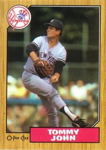 #236 Tommy John - New York Yankees - 1987 O-Pee-Chee Baseball