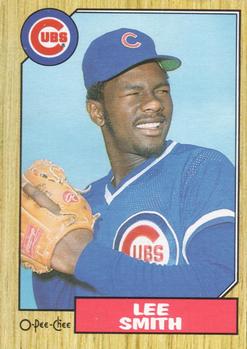 #23 Lee Smith - Chicago Cubs - 1987 O-Pee-Chee Baseball