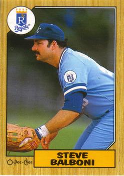 #240 Steve Balboni - Kansas City Royals - 1987 O-Pee-Chee Baseball