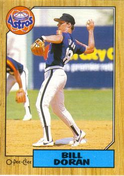 #243 Bill Doran - Houston Astros - 1987 O-Pee-Chee Baseball