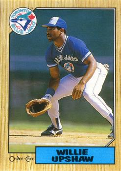 #245 Willie Upshaw - Toronto Blue Jays - 1987 O-Pee-Chee Baseball