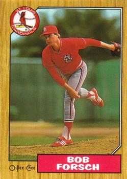 #257 Bob Forsch - St. Louis Cardinals - 1987 O-Pee-Chee Baseball