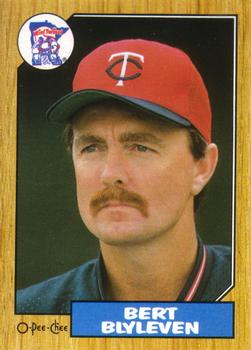 #25 Bert Blyleven - Minnesota Twins - 1987 O-Pee-Chee Baseball