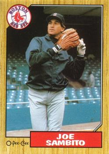 #262 Joe Sambito - Boston Red Sox - 1987 O-Pee-Chee Baseball