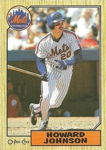 #267 Howard Johnson - New York Mets - 1987 O-Pee-Chee Baseball