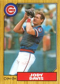 #270 Jody Davis - Chicago Cubs - 1987 O-Pee-Chee Baseball