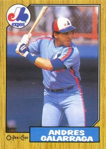 #272 Andres Galarraga - Montreal Expos - 1987 O-Pee-Chee Baseball