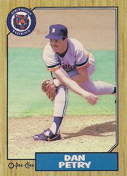 #27 Dan Petry - Detroit Tigers - 1987 O-Pee-Chee Baseball