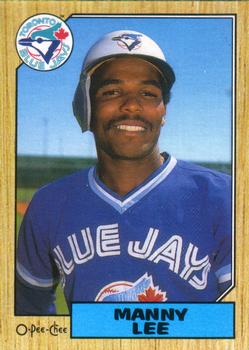 #289 Manny Lee - Toronto Blue Jays - 1987 O-Pee-Chee Baseball