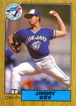 #29 Jimmy Key - Toronto Blue Jays - 1987 O-Pee-Chee Baseball
