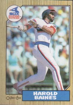 #309 Harold Baines - Chicago White Sox - 1987 O-Pee-Chee Baseball