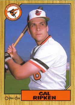 #312 Cal Ripken - Baltimore Orioles - 1987 O-Pee-Chee Baseball