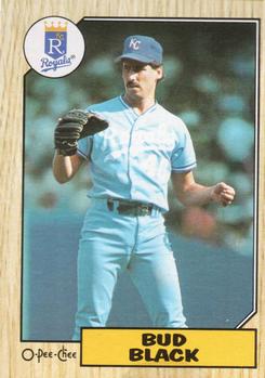 #315 Bud Black - Kansas City Royals - 1987 O-Pee-Chee Baseball