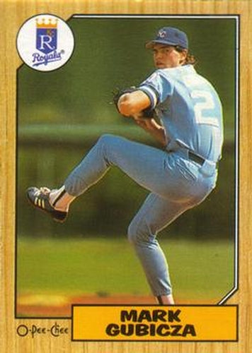 #326 Mark Gubicza - Kansas City Royals - 1987 O-Pee-Chee Baseball