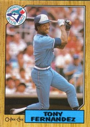 #329 Tony Fernandez - Toronto Blue Jays - 1987 O-Pee-Chee Baseball