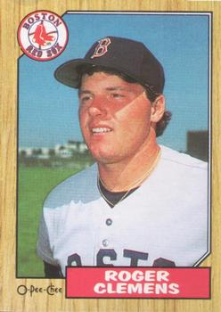 #340 Roger Clemens - Boston Red Sox - 1987 O-Pee-Chee Baseball