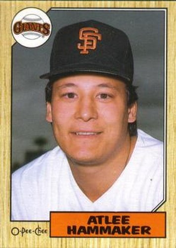 #358 Atlee Hammaker - San Francisco Giants - 1987 O-Pee-Chee Baseball