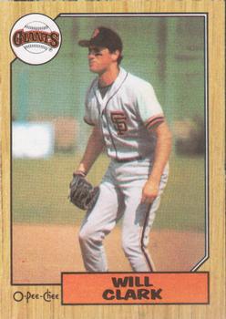 #361 Will Clark - San Francisco Giants - 1987 O-Pee-Chee Baseball
