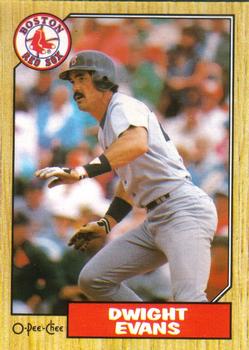 #368 Dwight Evans - Boston Red Sox - 1987 O-Pee-Chee Baseball