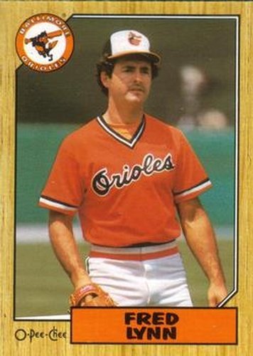 #370 Fred Lynn - Baltimore Orioles - 1987 O-Pee-Chee Baseball