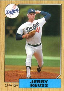 #373 Jerry Reuss - Los Angeles Dodgers - 1987 O-Pee-Chee Baseball