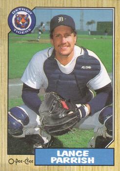 #374 Lance Parrish - Detroit Tigers - 1987 O-Pee-Chee Baseball