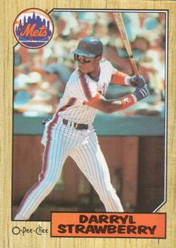 #379 Darryl Strawberry - New York Mets - 1987 O-Pee-Chee Baseball