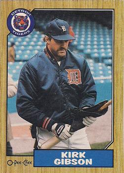#386 Kirk Gibson - Detroit Tigers - 1987 O-Pee-Chee Baseball