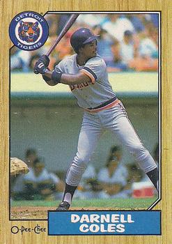 #388 Darnell Coles - Detroit Tigers - 1987 O-Pee-Chee Baseball